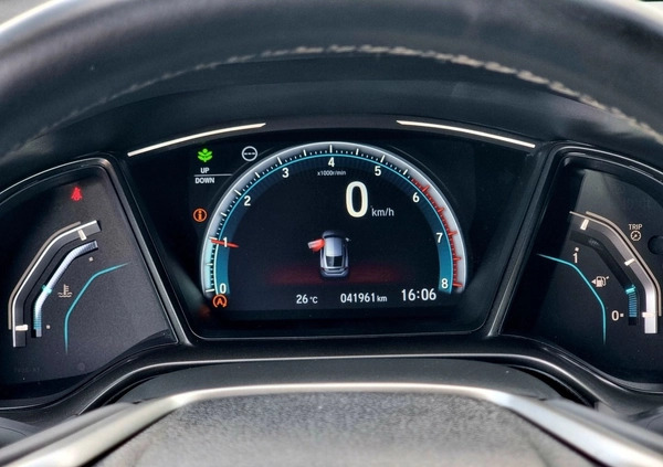 Honda Civic cena 68900 przebieg: 41961, rok produkcji 2018 z Bogatynia małe 277